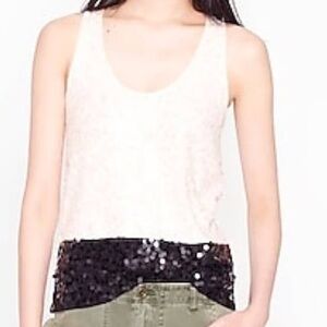J. Crew Sequin Tank Top Size Small